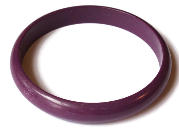Vintage Bangle Bracelet Purple 12mm Chunky Plastic Bracelet Vintage Jewelry Stocking Stuffer New Old Stock Unworn Jewelry Smileyboy
