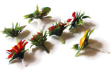 Vintage Christmas Decor, Flower Decoration, Holiday Craft Assortment 1 to 2 inches Bits and Baubles Findings Smileyboy