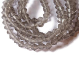 5mm Grey Bicone Beads Glass Beads Jewelry Making Beading Supplies Spacer Beads Small Beads Full Strand Gray Bicones 5mm Bicones Smileyboy