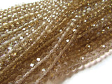 6x8mm Champagne Beads Crystal Beads Faceted Beads Rondelle Beads 17 Inch Full Strand Jewelry Making Beading Supplies Full Strand