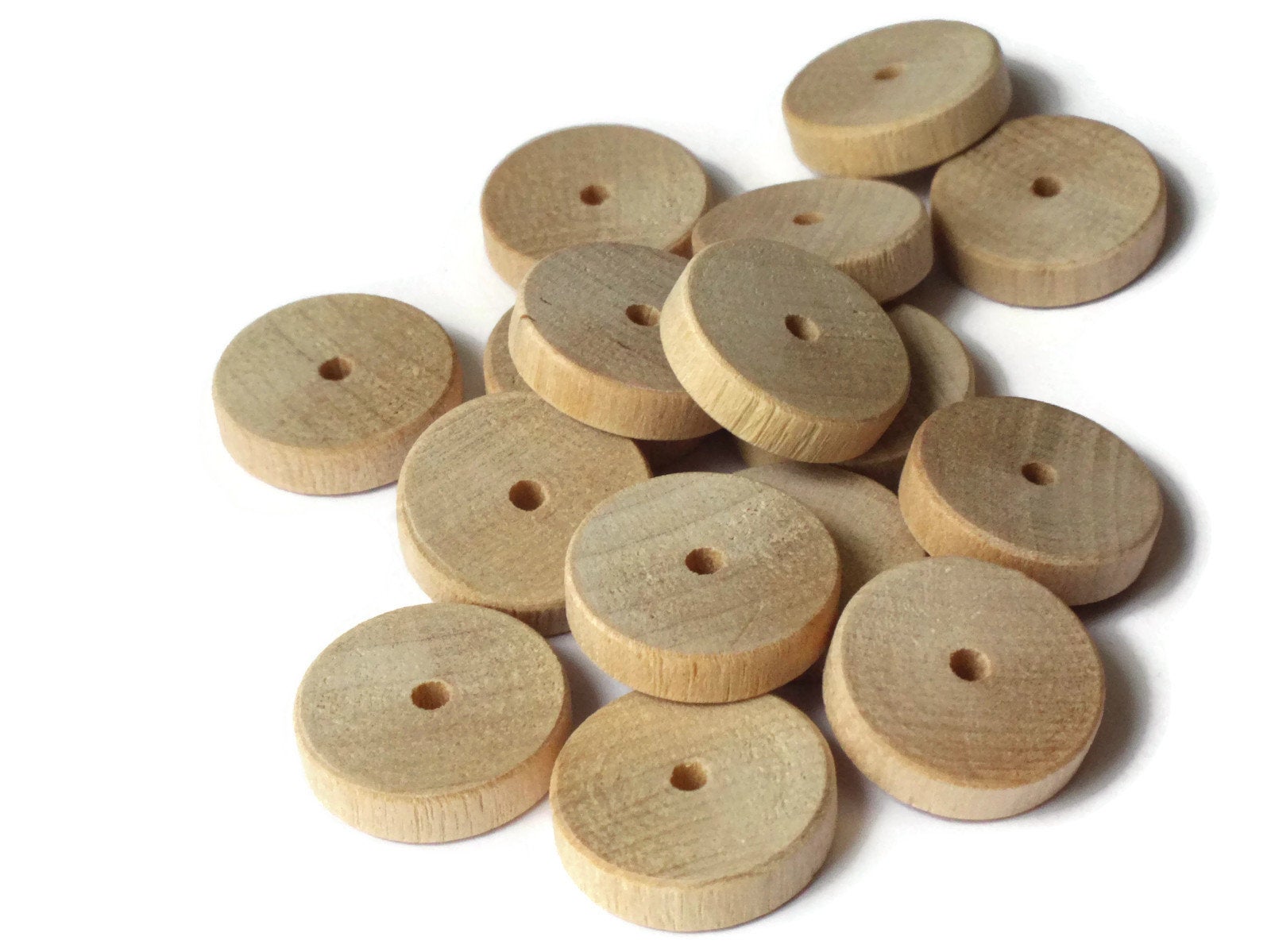 Wooden Disc Beads, Macrame and Jewelry