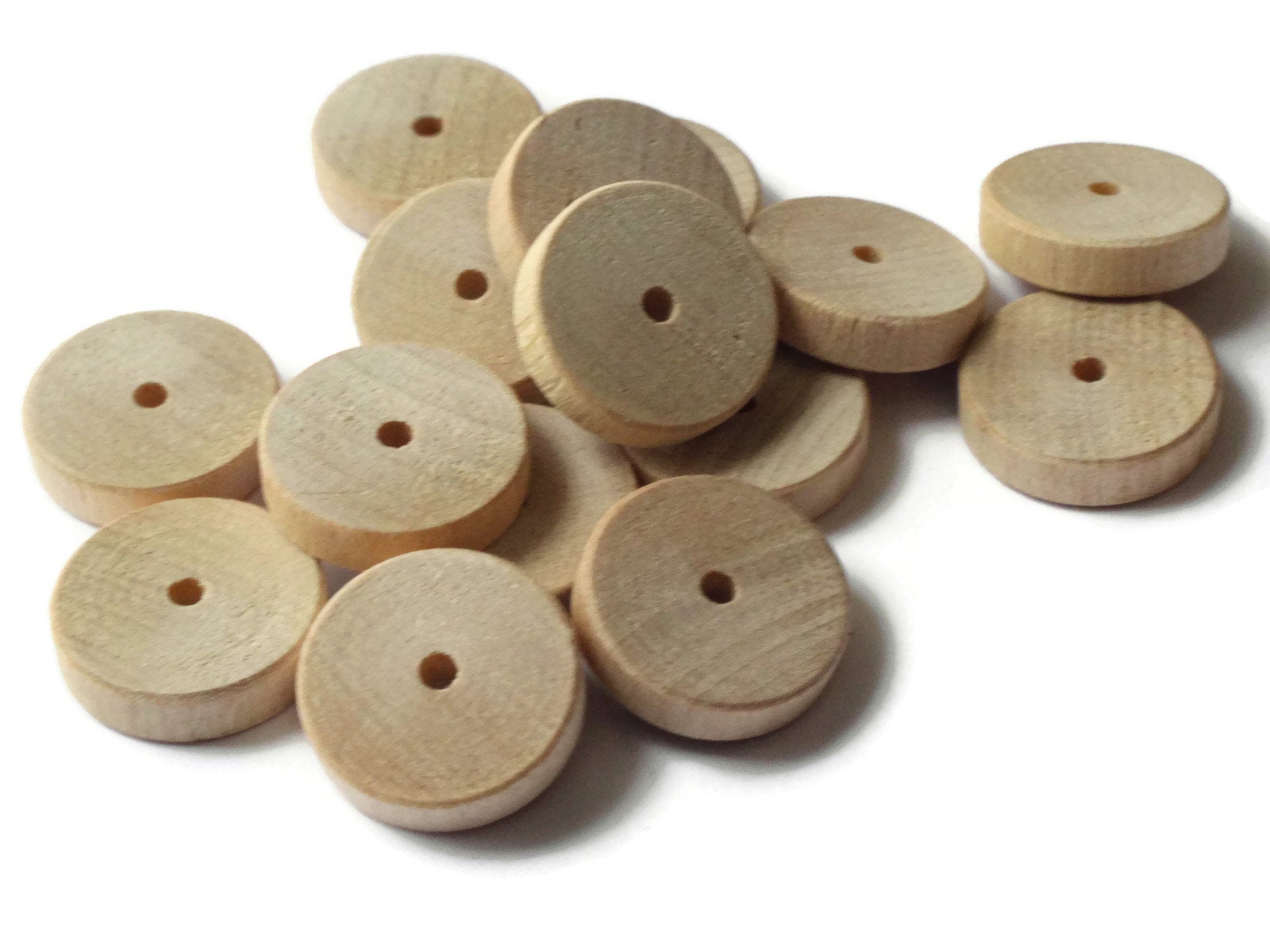 Wooden Disc Beads, Macrame and Jewelry