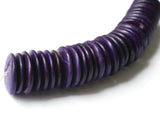 20mm Dark Purple Wood Beads Vintage Flat Saucer Disc Beads Wooden Purple Beads Jewelry Making Beading Supplies Smileyboy