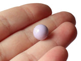10mm Light Purple Smooth Round Beads Plastic Beads Jewelry Making Beading Supplies Acrylic Beads Accent Beads Lightweight Sturdy Beads