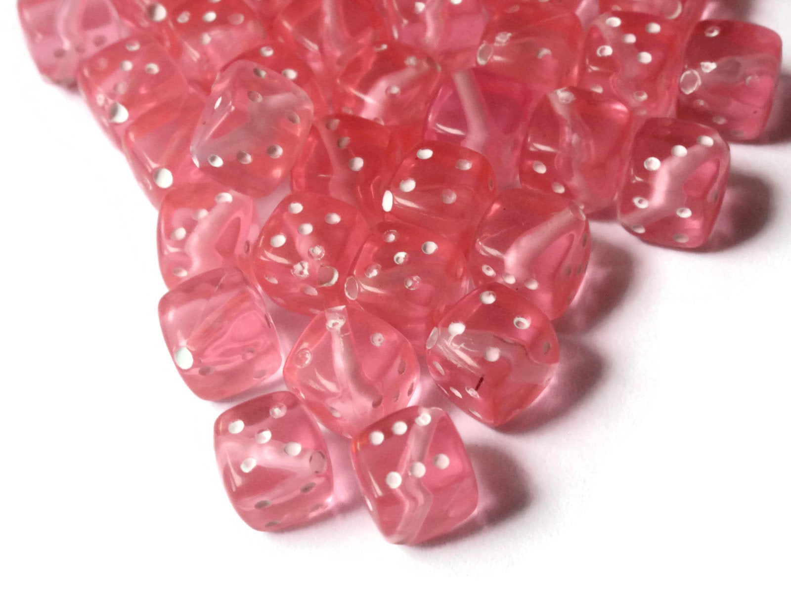 Plastic-Craft  Acrylic Clear Solid Tumbled Cube