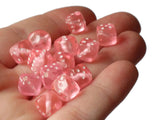 Pink Dice Beads 8mm Cube Beads 6 sided Dice Beads Plastic Dice Beads Acrylic Dice Beads Six Sided Dice