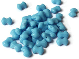 10mm x 7mm Baby Blue Beads Bow Tie Beads Vintage Beads Glass Beads Dog Bone Beads New Old Stock Beads Loose Beads German Beads Smileyboy