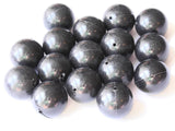 20mm Smooth Round Beads Black Beads Plastic Beads Jewelry Making Beading Supplies Acrylic Beads Accent Beads Lightweight Sturdy Beads