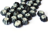 12mm x 8 mm Dark Grey Beads Fluted Rondelle Bead Acrylic Beads Plastic Beads Gray Pumpkin Beads Abacus Beads Jewelry Making Smileyboy