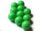 20mm Smooth Round Light Green Beads Vintage Plastic Beads Jewelry Making Beading Supplies Acrylic Beads Lightweight Sturdy Beads