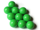 20mm Smooth Round Light Green Beads Vintage Plastic Beads Jewelry Making Beading Supplies Acrylic Beads Lightweight Sturdy Beads