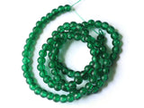 4mm Green Crackle Beads Cracked Glass Beads Smooth Round Beads Full Strand Crackle Glass Beads Jewelry Making Beading Supplies Small Beads
