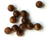 Brown Ball Buttons Moonglow Lucite Round Buttons Vintage Lucite Buttons Jewelry Making Beading Supplies Sewing Supplies
