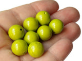 12mm 1/2 Inch Olive Green Ball Buttons Round Buttons Vintage Plastic Button Jewelry Making Beading Supplies Sewing Supplies Smileyboy