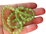 6mm Light Green Crackle Glass Beads Round Beads Clear Cracked Glass Beads Jewelry Making Beading Supplies Loose Beads Smooth Round Beads