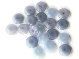 11mm x 5mm Blue Gray Saucer Beads Vintage Moonglow Lucite Disc Beads Loose Beads Rondelle Beads Jewelry Making Beading Supplies