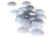 11mm x 5mm Blue Gray Saucer Beads Vintage Moonglow Lucite Disc Beads Loose Beads Rondelle Beads Jewelry Making Beading Supplies