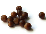 Brown Ball Buttons Moonglow Lucite Round Buttons Vintage Lucite Buttons Jewelry Making Beading Supplies Sewing Supplies
