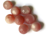 12mm 1/2 Inch Pink Ball Buttons Moonglow Lucite Round Buttons Vintage Lucite Button Jewelry Making Beading Supplies Sewing Supplies