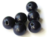 16mm 5/8 Inch Navy Blue Ball Buttons Lucite Round Buttons Vintage Lucite Buttons Jewelry Making Beading Supplies Sewing Supplies