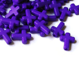 16mm Cross Beads Purple Cross Beads Plastic Crosses Christian Beads Jewelry Making Beading Supplies Acrylic Cross Beads Smileyboy