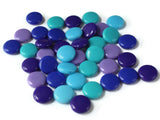 14mm Ocean Mix Assorted Color Beads Coin Bead Mix Acrylic Beads Flat Round Beads Coin Beads Plastic Beads Jewelry Making Beading Supplies