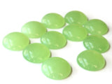 18mm Round Neon Yellow Flat Back Cabochons Vintage Cabochons Lucite Cabochons Jewelry Making Crafting Supplies Plastic Cabochons