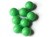 20mm Smooth Round Green Beads Vintage Plastic Beads Jewelry Making Beading Supplies Acrylic Beads Lightweight Sturdy Beads to String