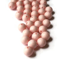 10mm Round Pink Beads Vintage Lucite Beads Pink Plastic Beads New Old Stock Beads Crafting Supplies Bubblegum Beads to string