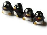 Porcelain Penguin Beads Bird Beads Porcelain Glass Beads Antarctic Animal Beads Jewelry Making Beading Supplies Loose Bead