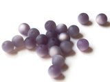 8mm Purple Matte Lucite Beads Round Beads Moonglow Lucite Bead Vintage Beads Ball Beads Jewelry Making Beading Supplies Smileyboy