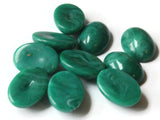 18mm x 13mm Green Swirling Oval Cabochons Vintage Japanese Lucite Cabochons Loose Plastic Tiles Jewelry Making