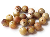 14mm Brown Swirling Vintage Lucite Beads New Old Stock Plastic Round Beads Jewelry Making Beading Supplies