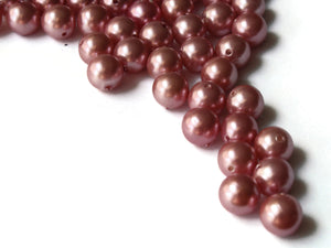 8mm Pink Pearl Beads Round Plastic Beads Acrylic Ball Beads