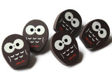 19mm Brown Owl Button Wooden Buttons Shank Buttons Bird Buttons Wood Buttons Kawaii Buttons Animal Buttons