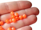 6mm Moonglow Lucite Vintage Beads Round Orange Beads New Old Stock Lucite Beads for Jewelry Making Beading Supplies Craft Supplies