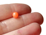 6mm Moonglow Lucite Vintage Beads Round Orange Beads New Old Stock Lucite Beads for Jewelry Making Beading Supplies Craft Supplies