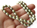 8.5mm Silvery Gray Natural Pearl Baroque Potato Beads Jewelry Making Beading Supplies Beads To String