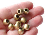 9mm Gold Acrylic Beads Tube Beads to String Large Hole Beads Spray Painted Beads Lightweight Beads European Style Beads Jewelry Making