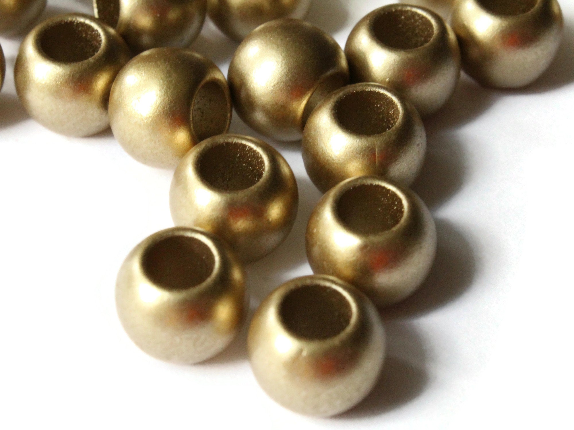 30 12mm Gold Acrylic Tube Beads to String Large Hole Beads by Smileyboy | Michaels