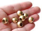12mm Gold Acrylic Beads Tube Beads to String Large Hole Beads Spray Painted Beads Lightweight Beads European Style Beads Jewelry Making
