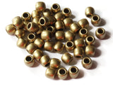 9mm Gold Acrylic Beads Tube Beads to String Large Hole Beads Spray Painted Beads Lightweight Beads European Style Beads Jewelry Making