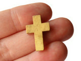 20 21mm Natural Wood Cross Pendant Brown Cross Beads Jewelry Making Beading Supplies Christian Charms Religious Pendants