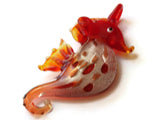 69mm Red Seahorse Glass Pendant Foil Glass Pendants Jewelry Making Beading Supplies