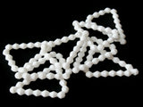 8 31mm White Vintage Plastic Beads Open Bumpy Triangle Beads Jewelry Making Beading Supplies Loose Beads to String