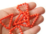31mm Orange Vintage Plastic Beads Open Bumpy Triangle Beads Jewelry Making Beading Supplies Loose Beads to String