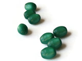 8 15mm Green Oval Beads Vintage Lucite Beads Moonglow Lucite Beads Jewelry Making Beading Supplies New Old Stock Beads Plastic Beads