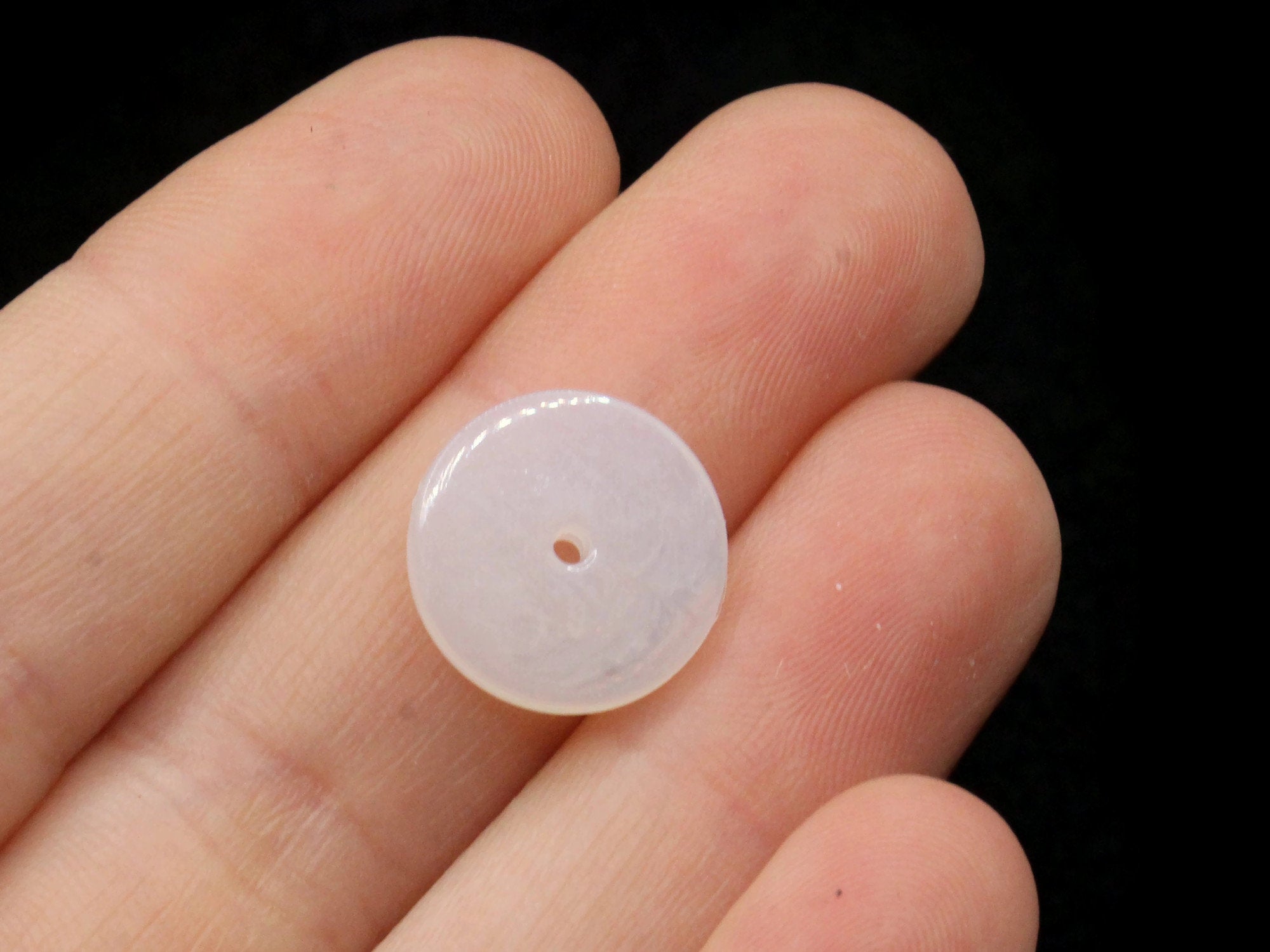 Round White Bone Beads (14mm) — The Bead Chest
