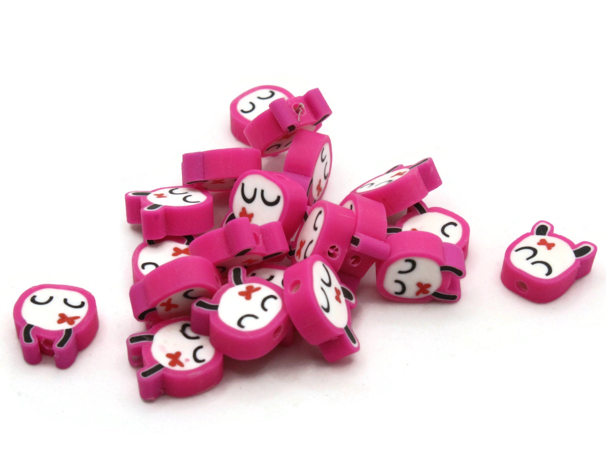 Mini Polymer Clay Bead Kit | Pink & Red