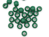 30 14mm Green Large Hole Beads Plastic Beads Jewelry Making Beading Supplies Round Beads Macrame Beads Hair Beads Loose Beads